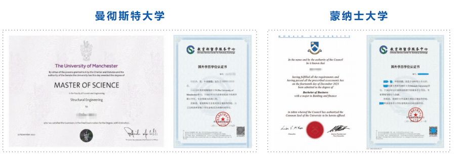 蒙纳士&曼彻斯特中留服认证学历.png
